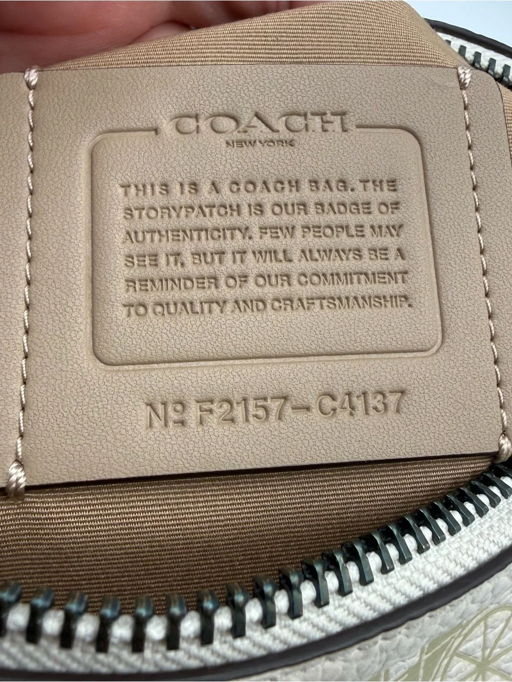 Coach Men Gunmetal/Chalk Warren Horse And Carriage Leather Belt Bag (C4137)